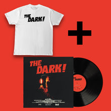 Load image into Gallery viewer, THE DARK! Deluxe vinyl + Tee Bundle
